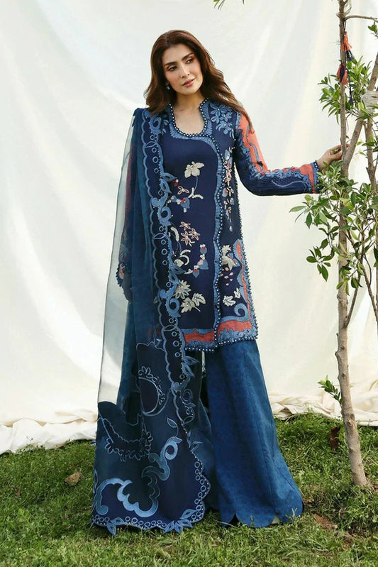 Afrozeh - A Lawn Luxury Edit - 1242-AVAIA - Unstitched