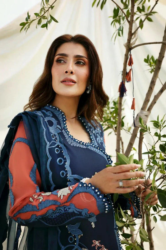 Afrozeh - A Lawn Luxury Edit - 1242-AVAIA - Unstitched