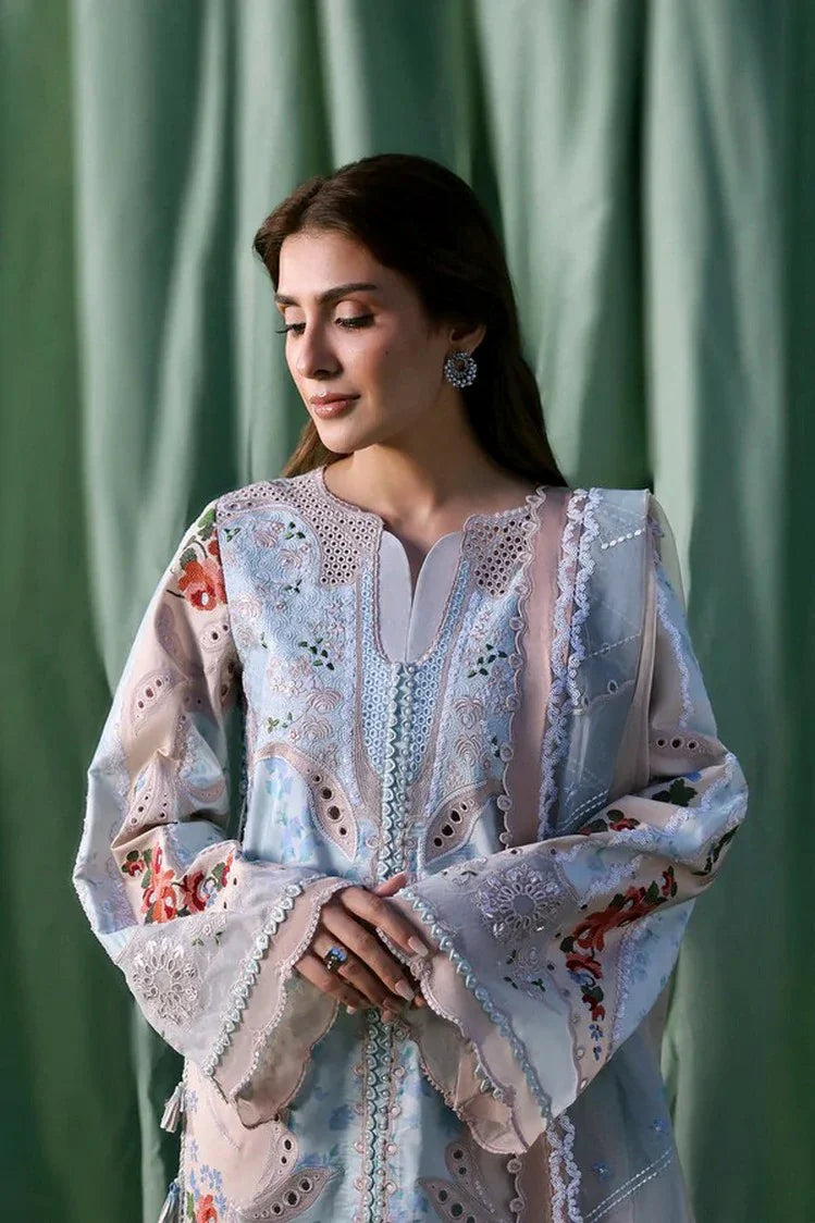 Picture of Afrozeh - A Lawn Luxury Edit - 1243-EIRENE - Unstitched - Available at Raja Sahib