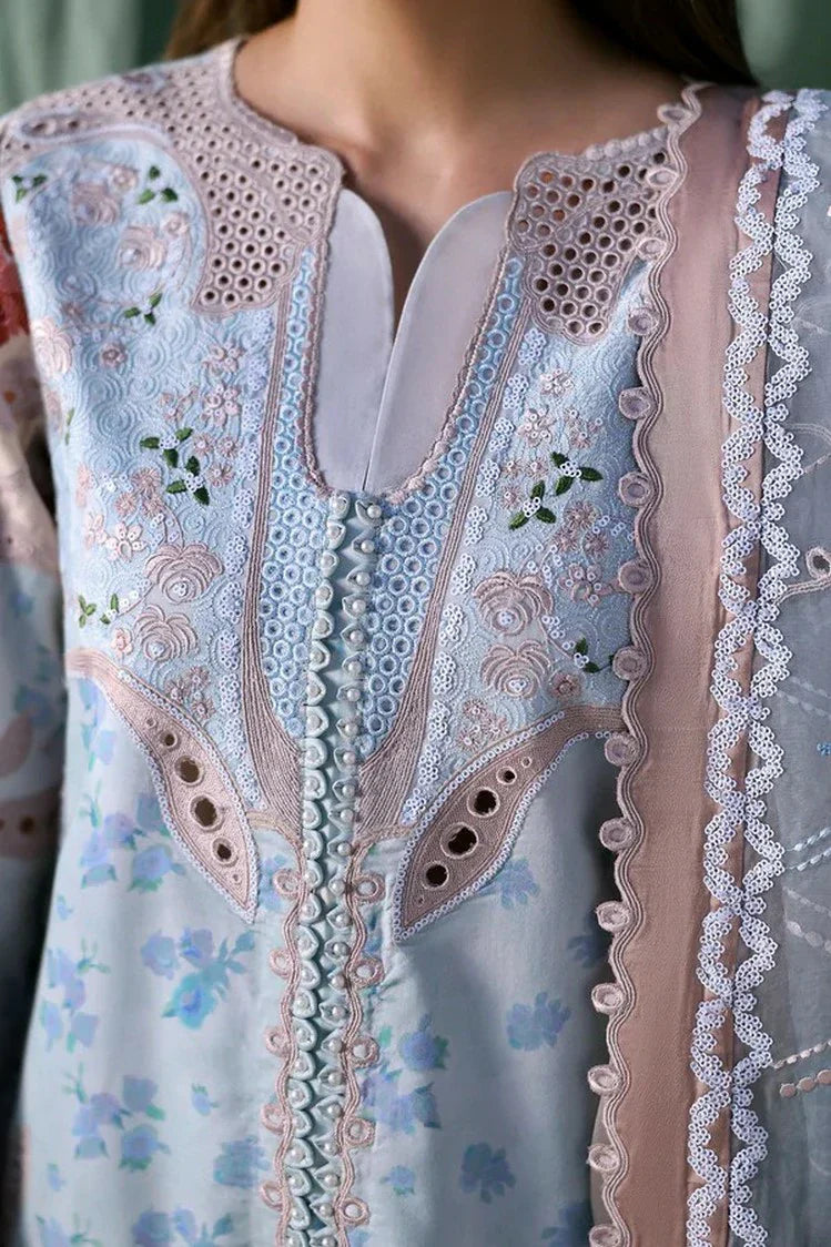 Picture of Afrozeh - A Lawn Luxury Edit - 1243-EIRENE - Unstitched - Available at Raja Sahib