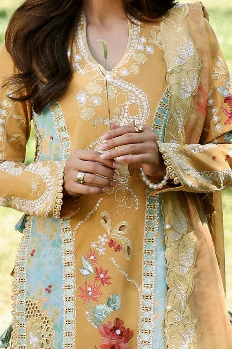 Picture of Afrozeh - A Lawn Luxury Edit - 1249-LEIAL - Unstitched - Available at Raja Sahib