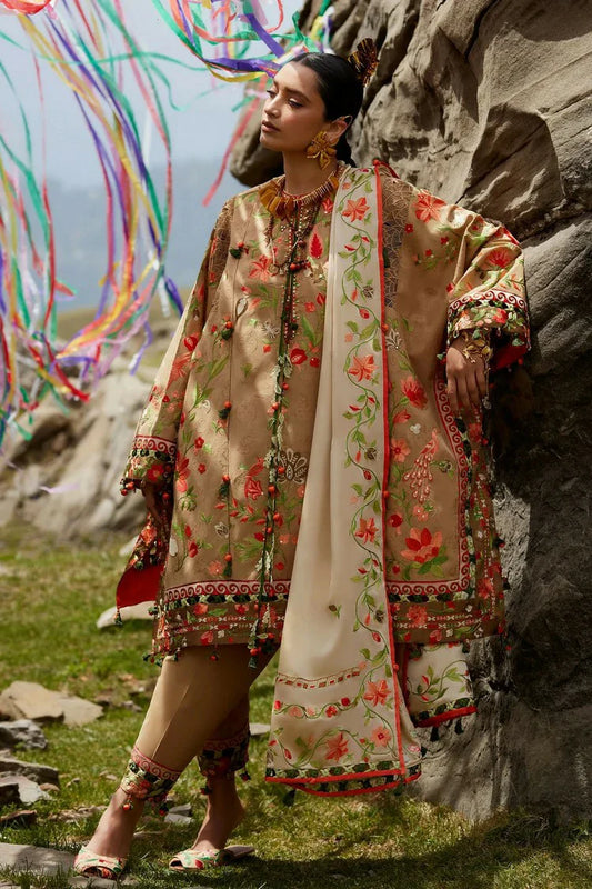 Picture of Elan - Kashmee Lawn Collection - DEODAR(EL26-12B) - Unstitched - Available at Raja Sahib