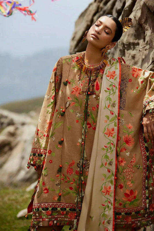 Picture of Elan - Kashmee Lawn Collection - DEODAR(EL26-12B) - Unstitched - Available at Raja Sahib