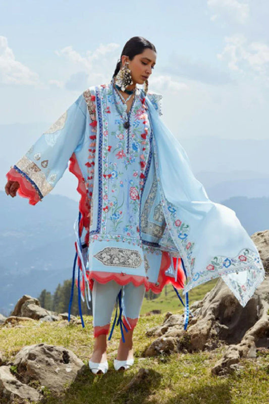 Elan - Kashmee Lawn Collection - NEELUNE (EL26-05B) - Unstitched