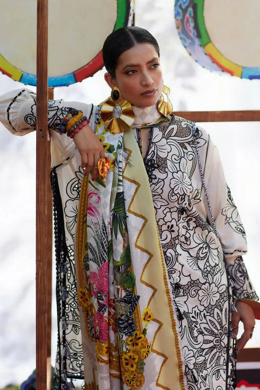 Picture of Elan - Kashmee Lawn Collection - ZEVARÉ (EL26-07B) - Unstitched - Available at Raja Sahib