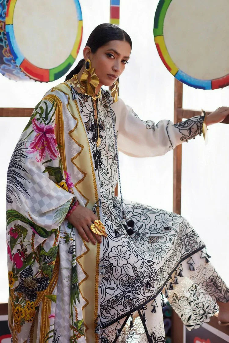 Picture of Elan - Kashmee Lawn Collection - ZEVARÉ (EL26-07B) - Unstitched - Available at Raja Sahib