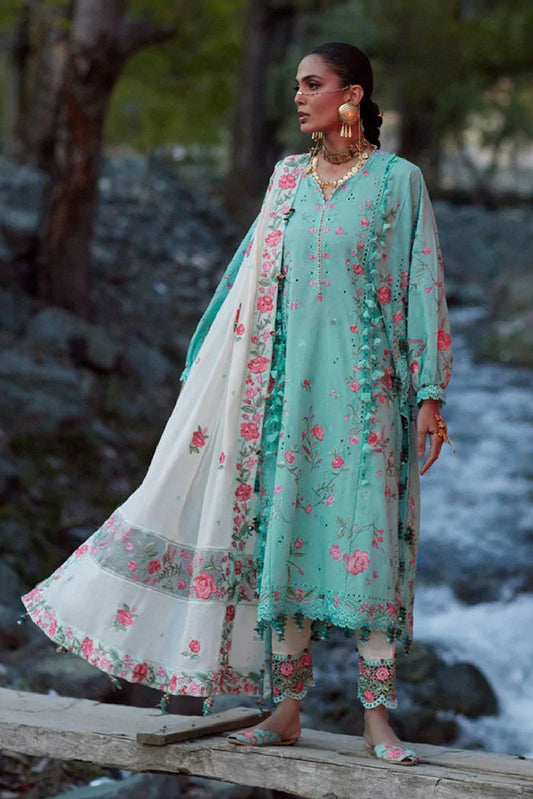 Elan - Kashmee Lawn Collection - GULRAAZ (EL26-08B) - Unstitched