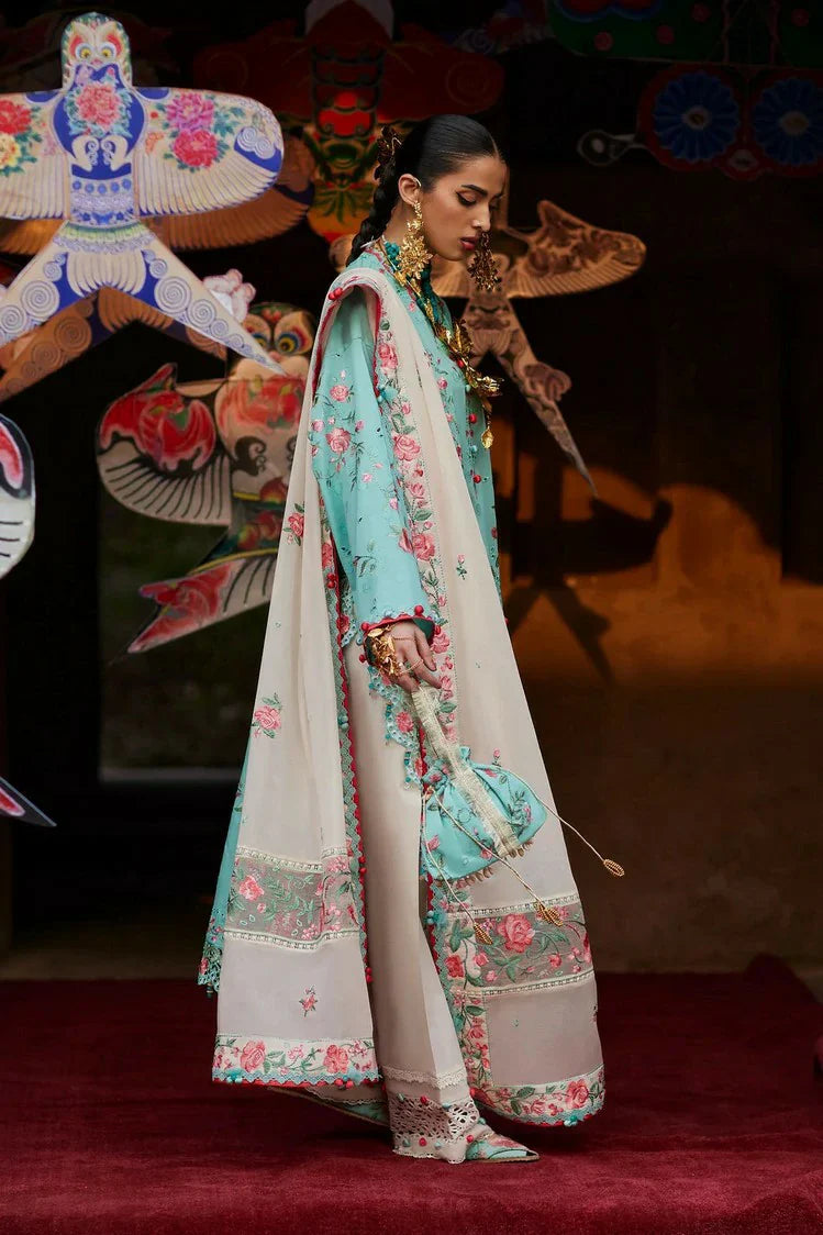 Picture of Elan - Kashmee Lawn Collection - GULRAAZ (EL26-08B) - Unstitched - Available at Raja Sahib