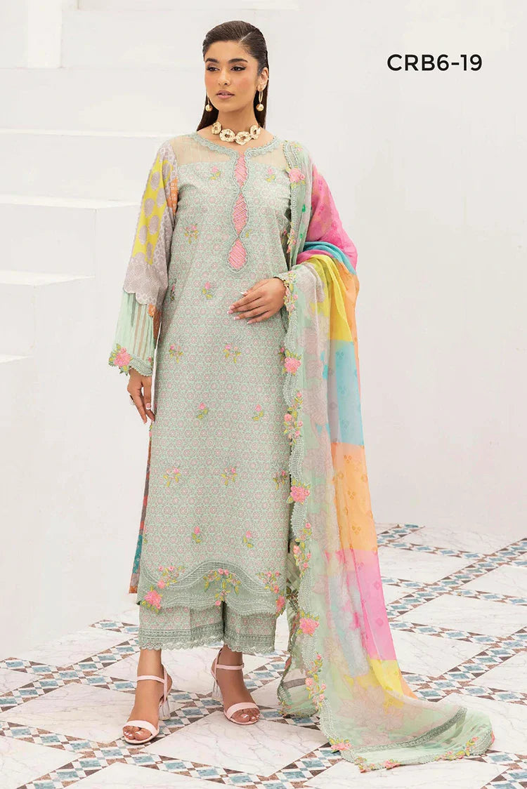 Picture of Charizma - Rang e Bahar Lawn Collection Vol 3 - CRB6-19 - Unstitched - Available at Raja Sahib