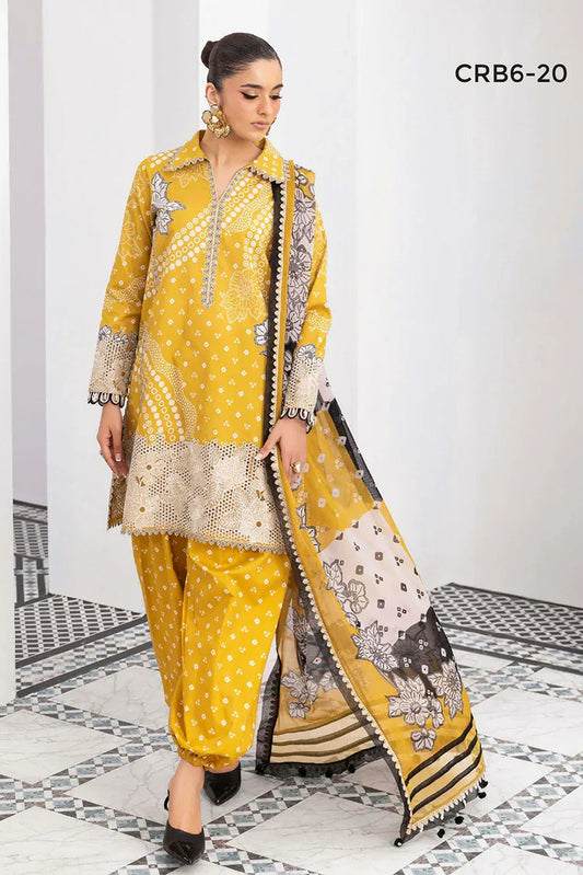 Picture of Charizma - Rang e Bahar Lawn Collection Vol 3 - CRB6-20 - Unstitched - Available at Raja Sahib