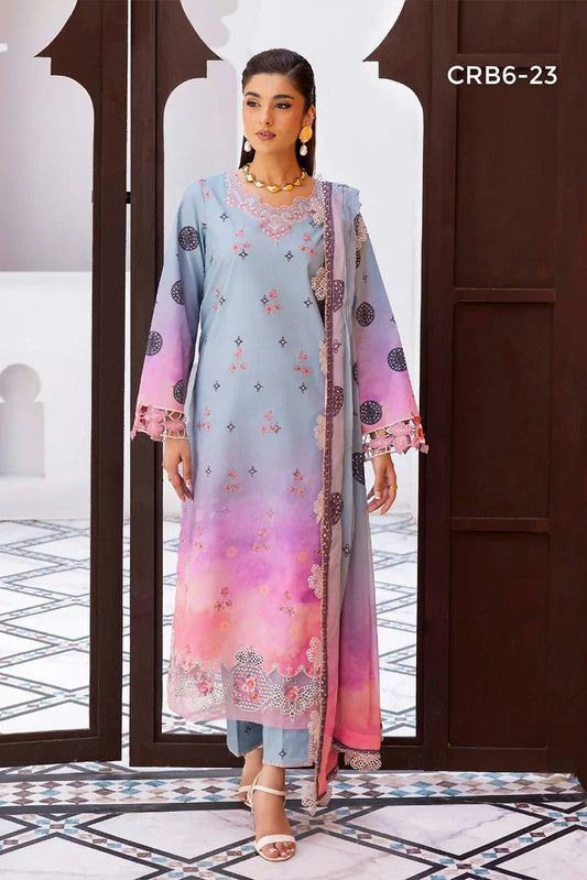 Picture of Charizma - Rang e Bahar Lawn Collection Vol 3 - CRB6-23 - Unstitched - Available at Raja Sahib