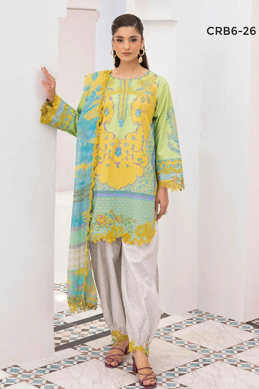 Picture of Charizma - Rang e Bahar Lawn Collection Vol 3 - CRB6-26 - Unstitched - Available at Raja Sahib