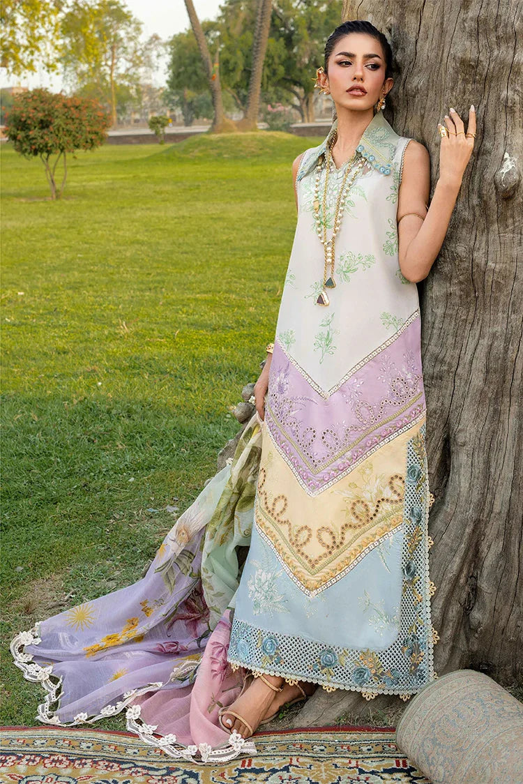 Picture of Saira Shakira - Bloom Luxury Lawn Collection - AVA-01A - Unstitched - Available at Raja Sahib