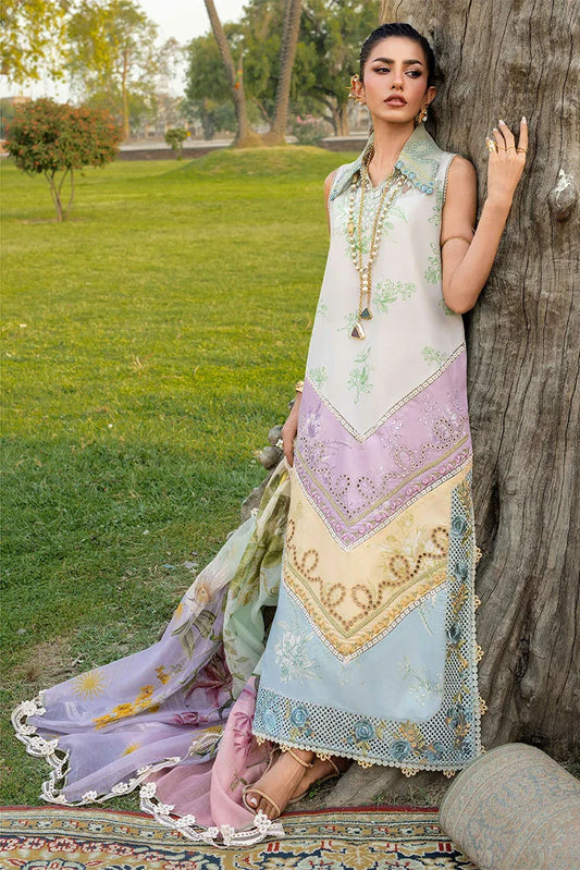 Picture of Saira Shakira - Bloom Luxury Lawn Collection - AVA-01A - Unstitched - Available at Raja Sahib