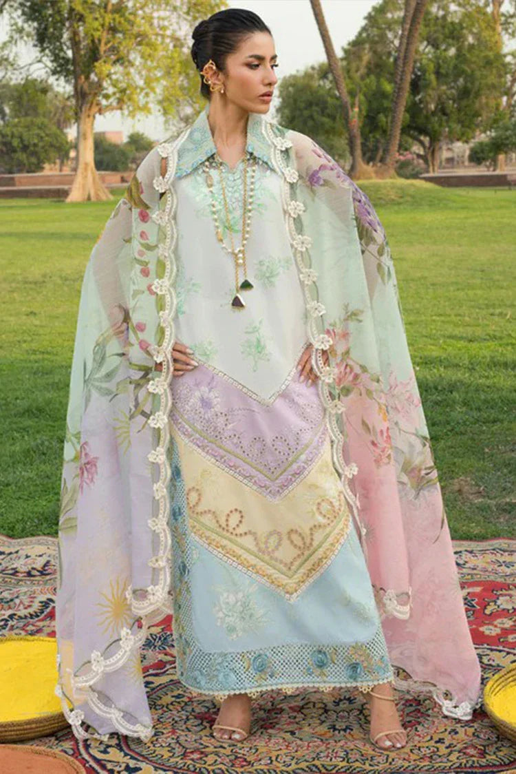 Picture of Saira Shakira - Bloom Luxury Lawn Collection - AVA-01A - Unstitched - Available at Raja Sahib