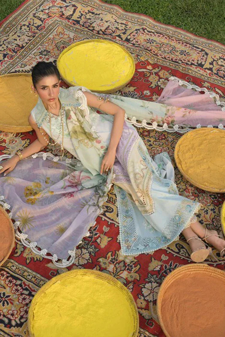 Picture of Saira Shakira - Bloom Luxury Lawn Collection - AVA-01A - Unstitched - Available at Raja Sahib