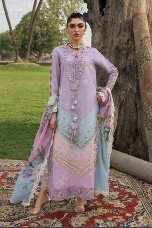 Saira Shakira - Bloom Luxury Lawn Collection - AVA-01B - Unstitched