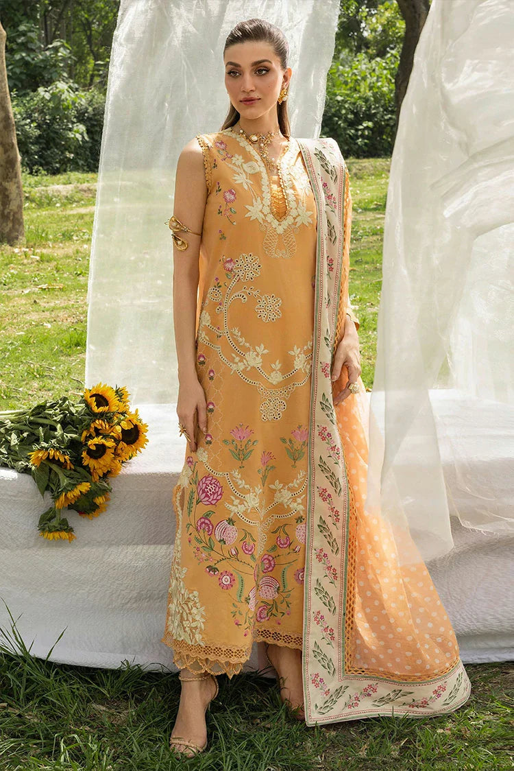 Picture of Saira Shakira - Bloom Luxury Lawn Collection - LILY-02A - Unstitched - Available at Raja Sahib