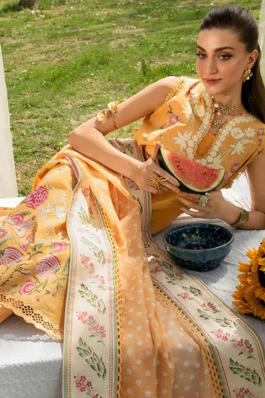 Picture of Saira Shakira - Bloom Luxury Lawn Collection - LILY-02A - Unstitched - Available at Raja Sahib
