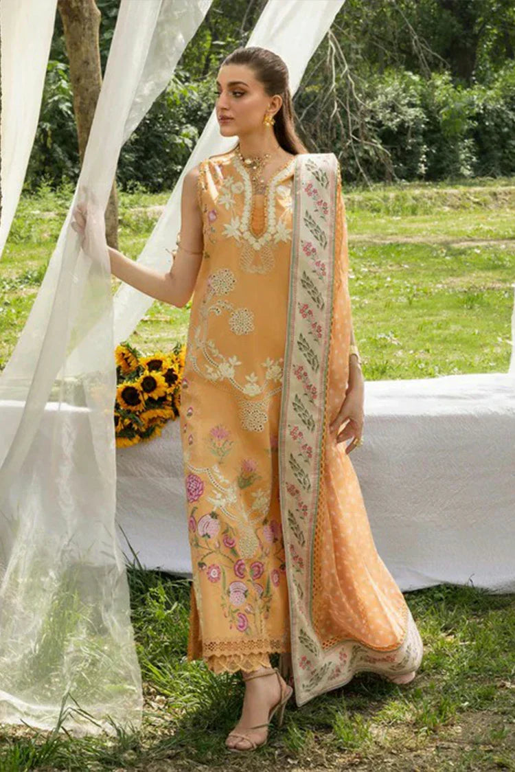 Picture of Saira Shakira - Bloom Luxury Lawn Collection - LILY-02A - Unstitched - Available at Raja Sahib