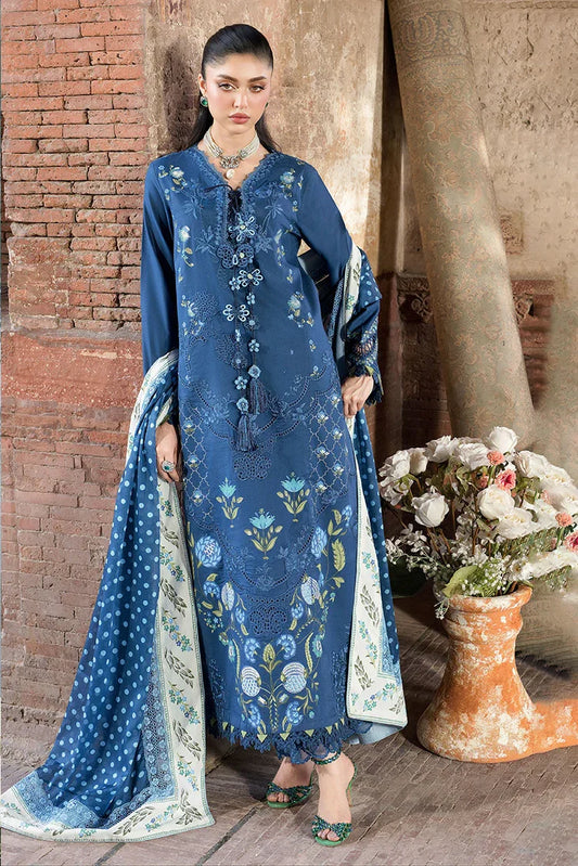 Picture of Saira Shakira - Bloom Luxury Lawn Collection - LILY-02B - Unstitched - Available at Raja Sahib