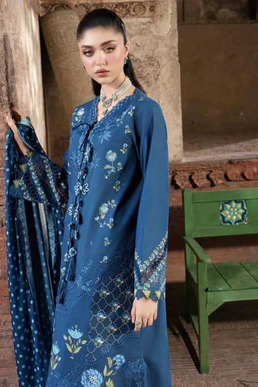 Picture of Saira Shakira - Bloom Luxury Lawn Collection - LILY-02B - Unstitched - Available at Raja Sahib