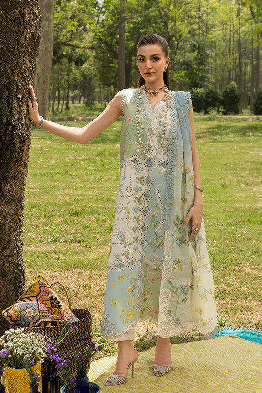 Picture of Saira Shakira - Bloom Luxury Lawn Collection - LANA-03A - Unstitched - Available at Raja Sahib