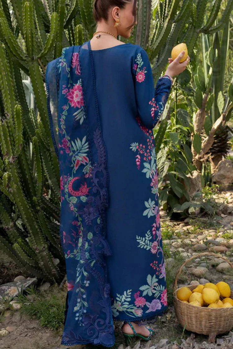 Picture of Saira Shakira - Bloom Luxury Lawn Collection - ZELIE-04A - Unstitched - Available at Raja Sahib