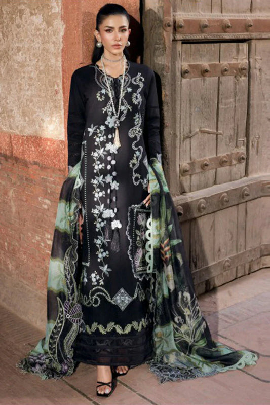 Saira Shakira - Bloom Luxury Lawn Collection - ELISE-05A - Unstitched