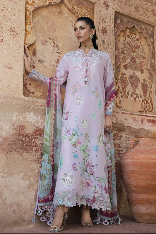 Picture of Saira Shakira - Bloom Luxury Lawn Collection - MAELLE-06A - Unstitched - Available at Raja Sahib
