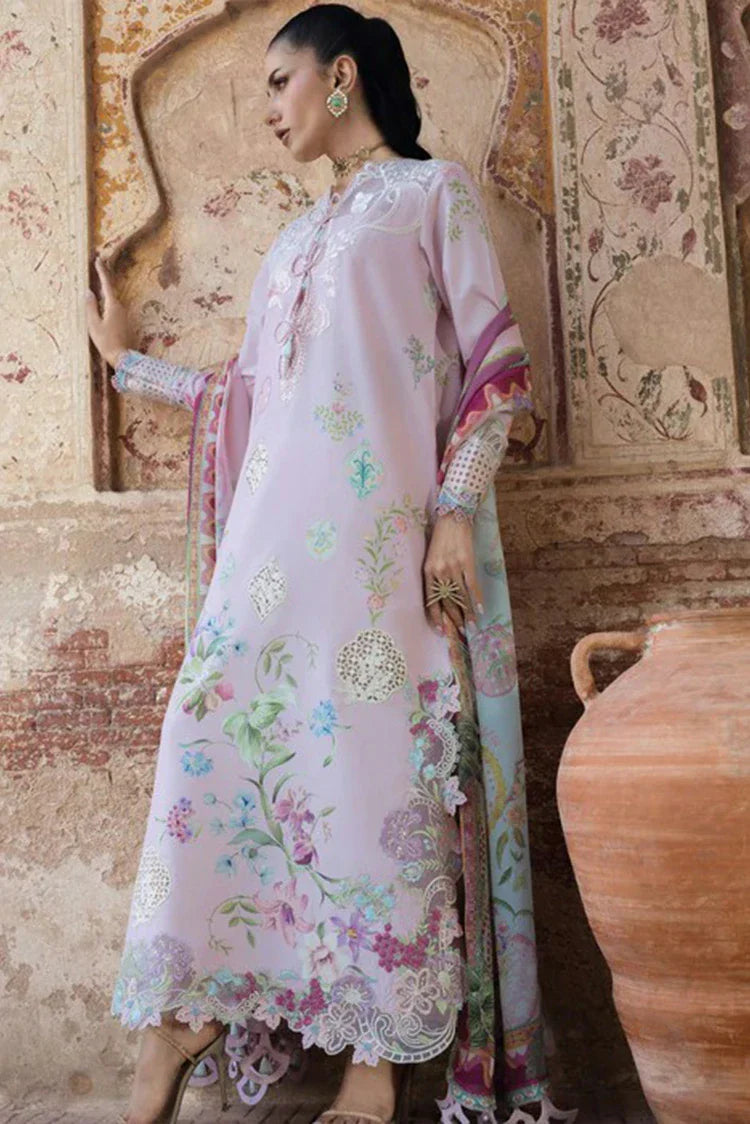 Picture of Saira Shakira - Bloom Luxury Lawn Collection - MAELLE-06A - Unstitched - Available at Raja Sahib