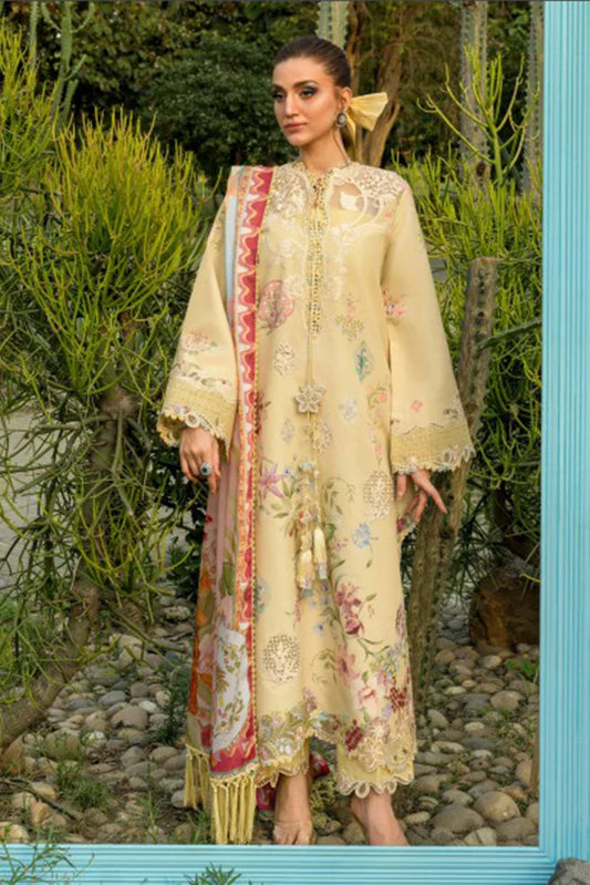 Saira Shakira - Bloom Luxury Lawn Collection - MAELLE-06B - Unstitched