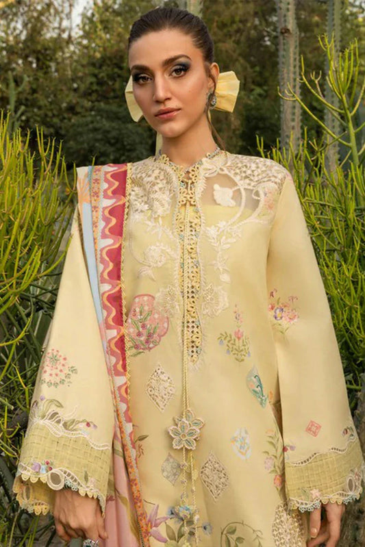 Picture of Saira Shakira - Bloom Luxury Lawn Collection - MAELLE-06B - Unstitched - Available at Raja Sahib