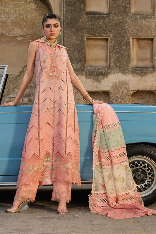 Picture of Saira Shakira - Bloom Luxury Lawn Collection - AMBRE-07A - Unstitched - Available at Raja Sahib