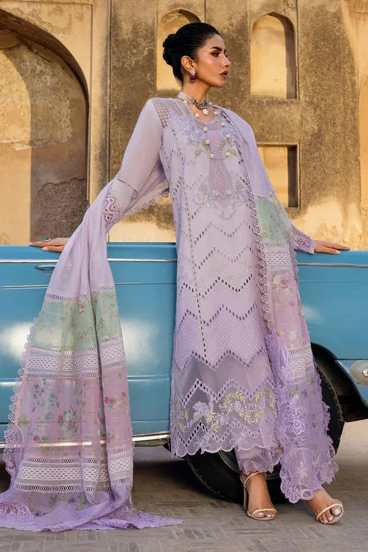 Picture of Saira Shakira - Bloom Luxury Lawn Collection - AMBRE-07B - Unstitched - Available at Raja Sahib