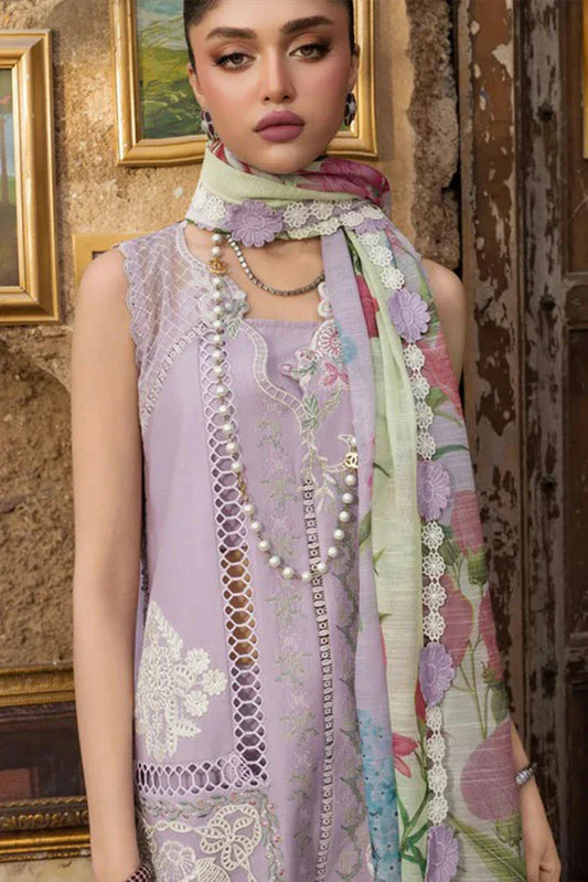 Picture of Saira Shakira - Bloom Luxury Lawn Collection - IRIS-08A - Unstitched - Available at Raja Sahib