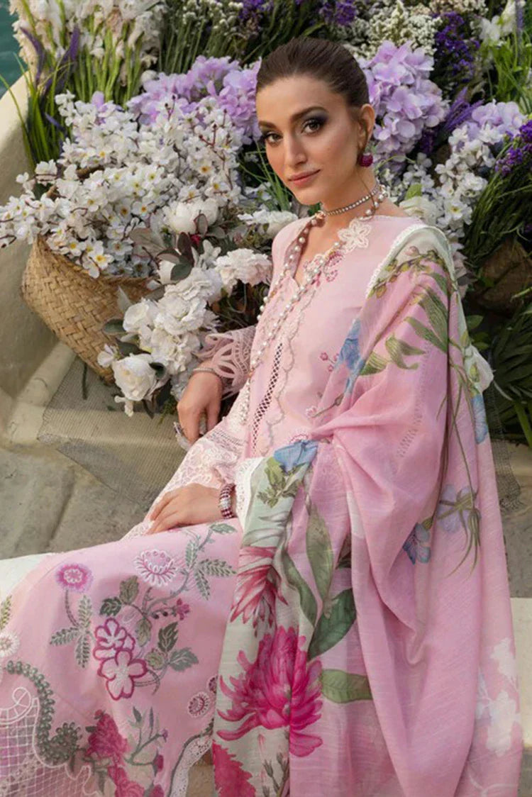 Picture of Saira Shakira - Bloom Luxury Lawn Collection - IRIS-08B - Unstitched - Available at Raja Sahib