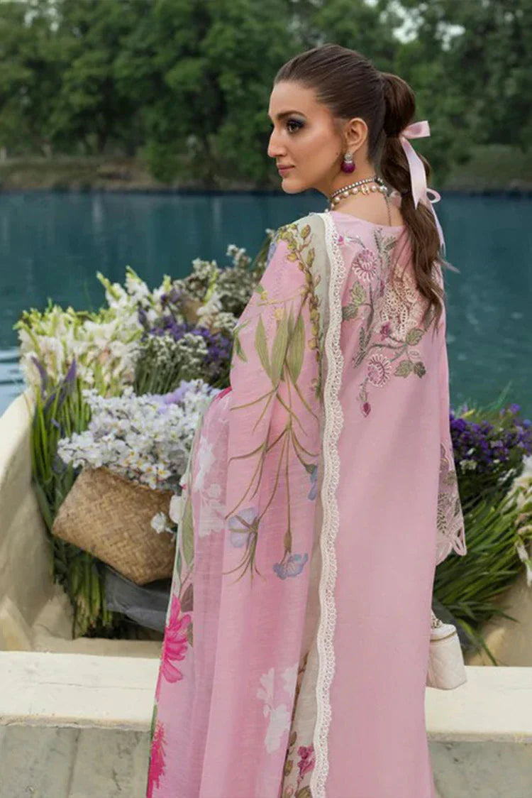 Picture of Saira Shakira - Bloom Luxury Lawn Collection - IRIS-08B - Unstitched - Available at Raja Sahib