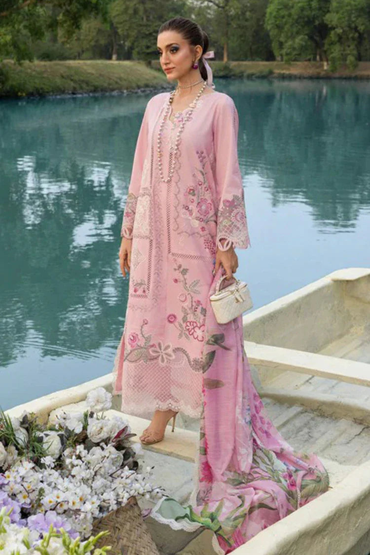 Picture of Saira Shakira - Bloom Luxury Lawn Collection - IRIS-08B - Unstitched - Available at Raja Sahib