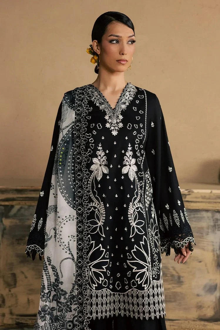 Picture of Nureh - Koyal Monochrome Lawn Collection - NE-264 - Unstitched - Available at Raja Sahib