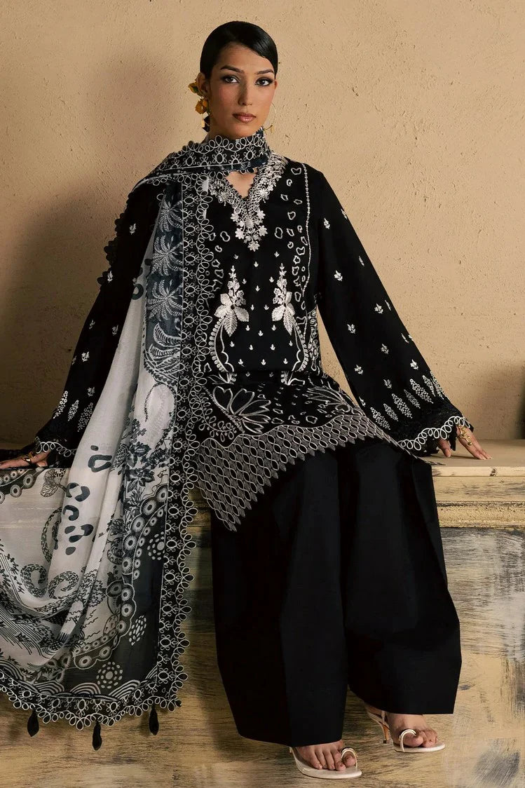 Picture of Nureh - Koyal Monochrome Lawn Collection - NE-264 - Unstitched - Available at Raja Sahib