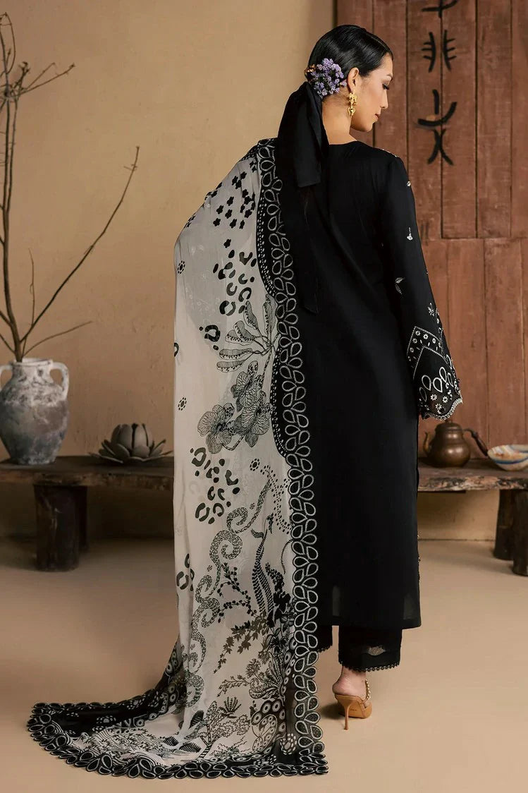 Picture of Nureh - Koyal Monochrome Lawn Collection - NE-265 - Unstitched - Available at Raja Sahib