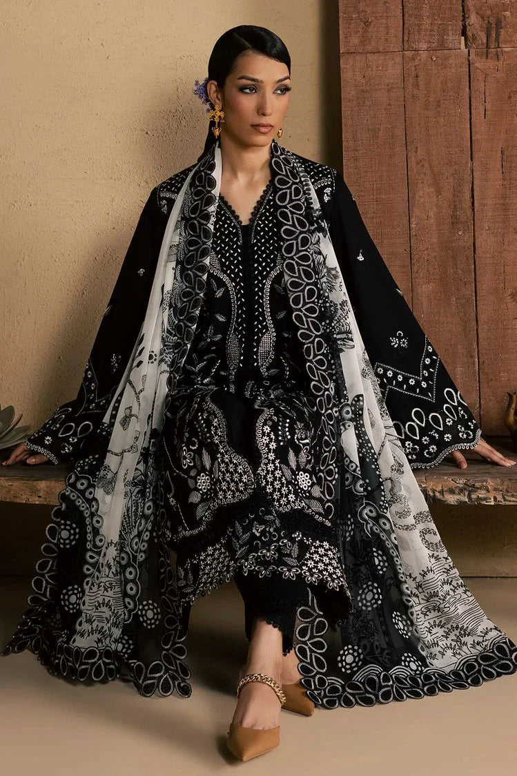 Picture of Nureh - Koyal Monochrome Lawn Collection - NE-265 - Unstitched - Available at Raja Sahib