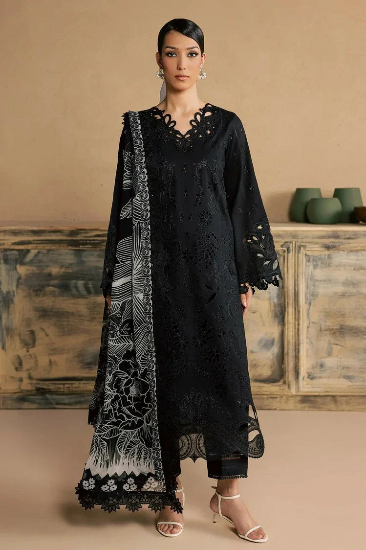 Picture of Nureh - Koyal Monochrome Lawn Collection - NE-266 - Unstitched - Available at Raja Sahib