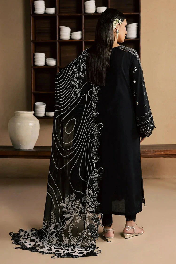 Picture of Nureh - Koyal Monochrome Lawn Collection - NE-268 - Unstitched - Available at Raja Sahib