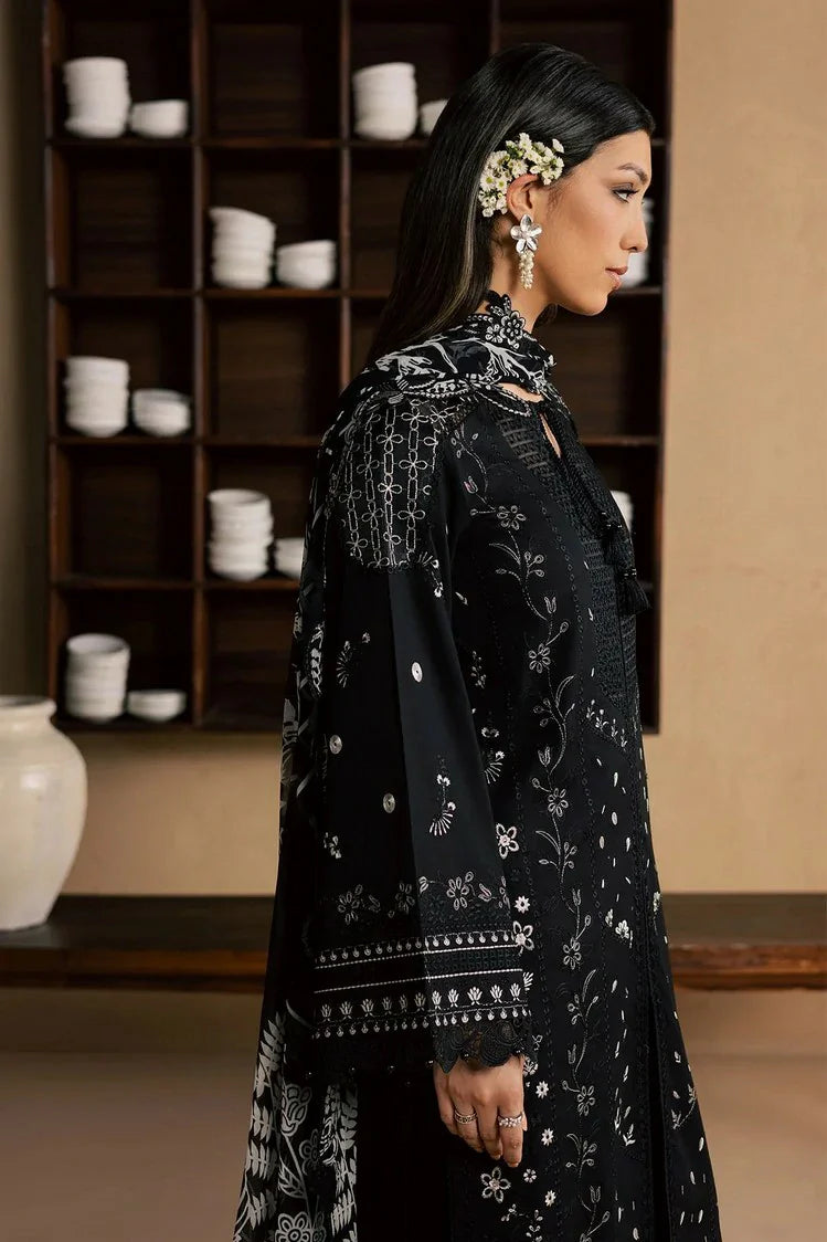 Picture of Nureh - Koyal Monochrome Lawn Collection - NE-268 - Unstitched - Available at Raja Sahib