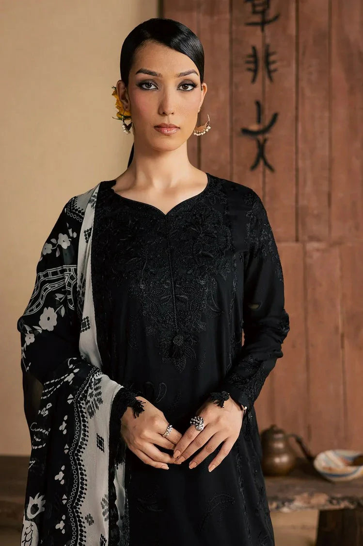 Picture of Nureh - Koyal Monochrome Lawn Collection - NE-269 - Unstitched - Available at Raja Sahib