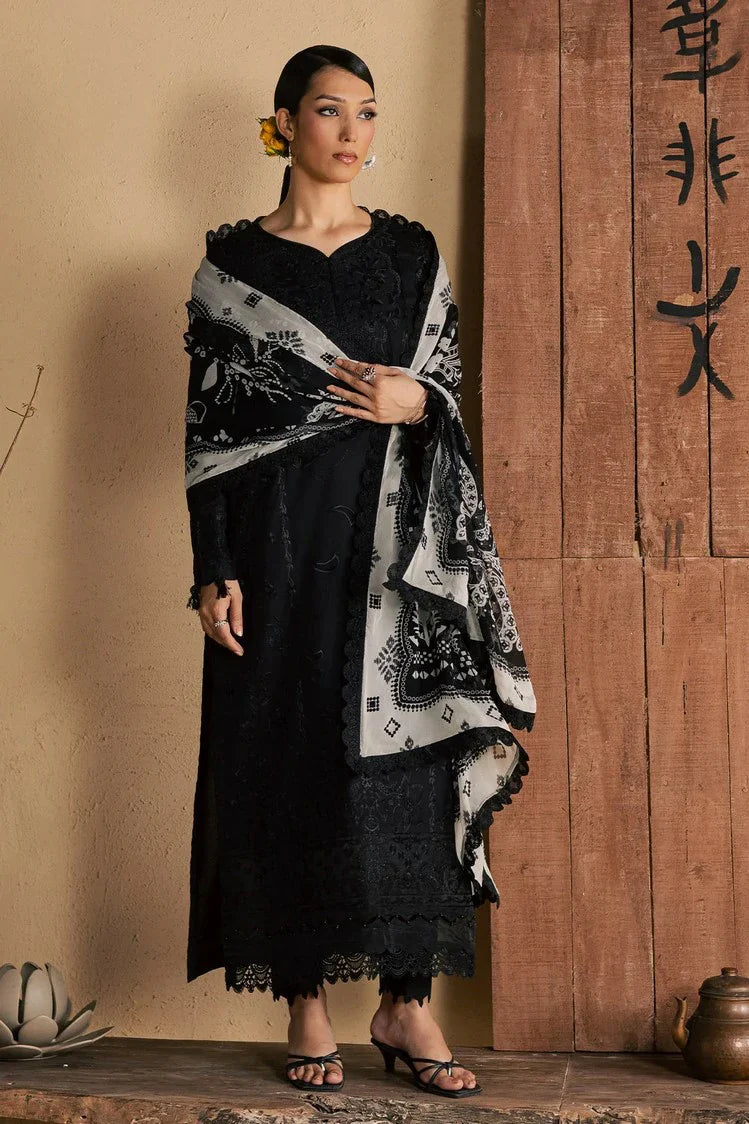 Picture of Nureh - Koyal Monochrome Lawn Collection - NE-269 - Unstitched - Available at Raja Sahib