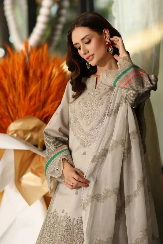 Charizma - Infinity Embroidered Printed Lawn Collection Vol 1 - IN6-01 - Unstitched