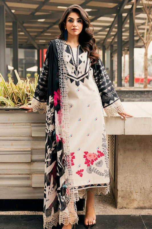 Charizma - Infinity Embroidered Printed Lawn Collection Vol 1 - IN6-04 - Unstitched